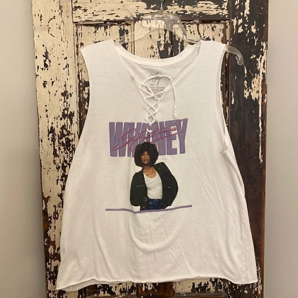 Customized EUC Whitney Houston T-shirt. Size XL